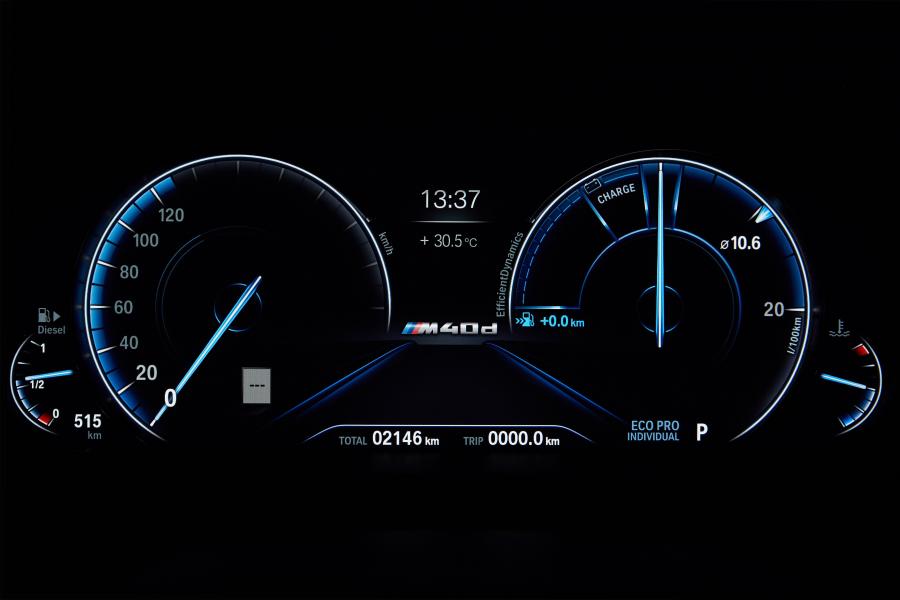 Панель приборов BMW X4 M40d (G02) 2018 года  (WW) (фото 205 из 213)